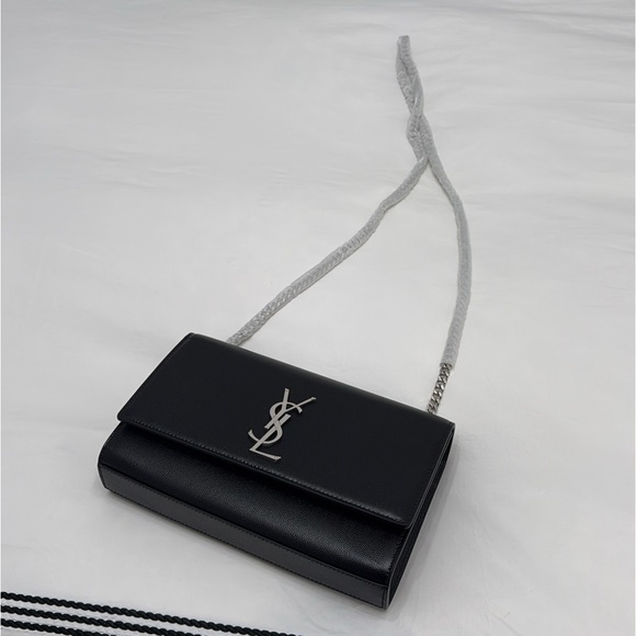 YSL KATE MEDIUM IN GRAIN DE POUDRE EMBOSSED LEATHER - Picture 3 of 4